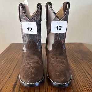 Masterson Boot Co Youth Camo Cowboy Boots
